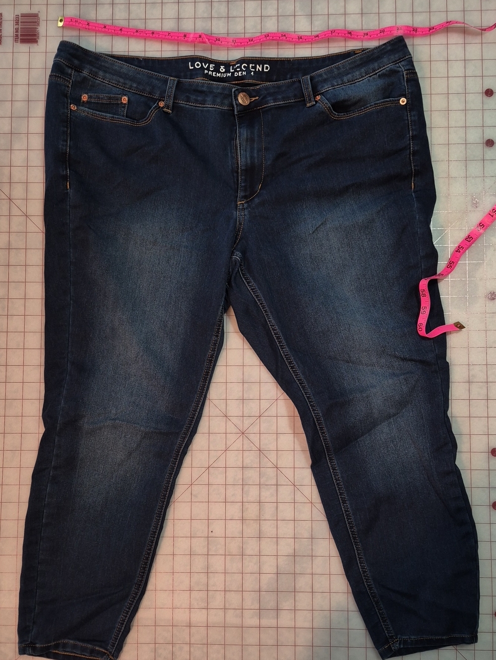 Love & Legend Women's Dark Blue Stretch Jeggings